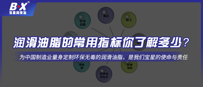 潤滑油脂的常用指標你了解多少？